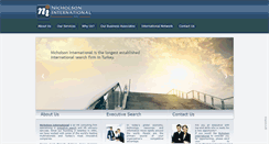 Desktop Screenshot of nicholsoninternational.com.tr