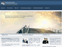 Tablet Screenshot of nicholsoninternational.com.tr
